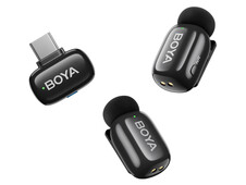 Петличний мікрофон Wireless Boya Mini-23 Type-C 2 mic black - 1