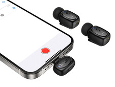 Петличний мікрофон Wireles Hoco L19 Type-C/Lighting black - 3