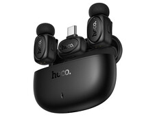 Петличний мікрофон Wireles Hoco L19 Type-C/Lighting black - 5