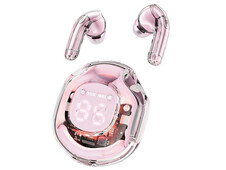 Bluetooth навушники ACEFAST T8 Crystal color pink - 2