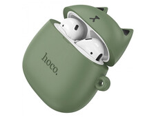 Air Pods Hoco EW45 TWS + чехол Forest Cat white - 1