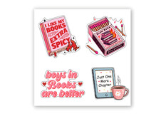 Набір 3D стікерів Stix міні Book lovers - 1