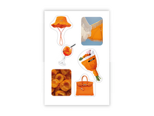Набор 3D стикеров макси Stix оранжевое лето - 2