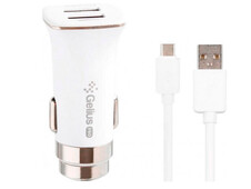 АЗП Gel Pro Apollo GP-CC01 2USB 3.1A+ кабель Type-C black - 2