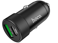АЗП Hoco Z32B 1USB/1Type-C/PD20W+QC3.0 Black - 2