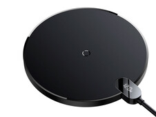 Wireless Charger Baseus Digital Led Display Gen 2 15W black - 1