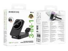 Wireless Charger Borofone BQ38 3in1 15W black - 2