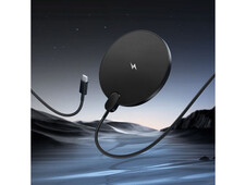 Wireless Charger Hoco CW62 Display 15W/2.0A Type-C black - 7