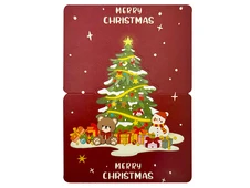 Листівка Новорічна + Envelope Merry Christmas Christmas tree - 4