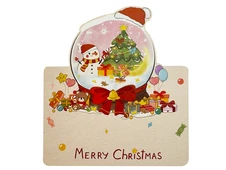 Листівка Новорічна + Envelope Merry Christmas New Year's Ball - 6