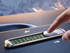 Паркувальна Карта Proove Parking Number Plate Metal Lock dark gray - 7