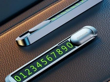 Паркувальна Карта Proove Parking Number Plate Metal Lock dark gray - 8