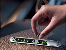 Паркувальна Карта Proove Parking Number Plate Metal Lock dark gray - 10