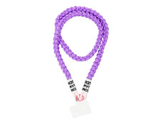 Ремінець-шнурок для телефону Knitting з карабіном new lavander - 1
