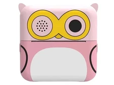 Портативний дитячий фотопринтер D2 Owl pink - 1