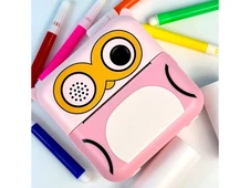 Портативний дитячий фотопринтер D2 Owl pink - 5