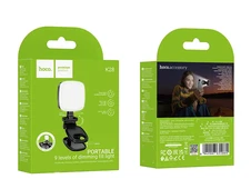 Портативне відеосвітло Hoco K28 200mAh 2700-6500K 11.5*4.5cm black - 2