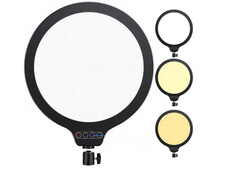 Светодиодная лампа видеосвета USB VAS-01 26см без штатива черная - 2