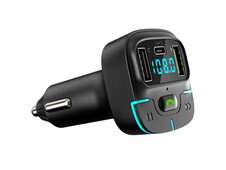 FM Modulator Earldom ET-M101 2USB/1 Type-C 2.4A black - 3