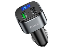 FM Модулятор Hoco E67 QC3.0/2USB/1.5A черный - 1