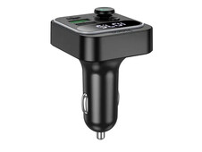 FM Модулятор Hoco E85 QC3.0/2USB/1Type-C/20W черный - 2