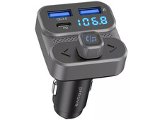 FM Modulator Proove Launcher Luxor SE 2USB/1Type-C/36W gray - 1