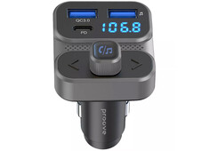 FM Modulator Proove Launcher Luxor SE 2USB/1Type-C/36W gray - 3