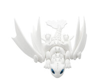 3D Іграшка Toothless matt white - 1