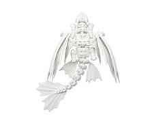 3D Іграшка Toothless matt white - 4