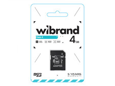 Карта пам&#039;яті Wibrand 4Gb (4) + adapter - 2