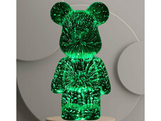 Нічник 3D Ведмежатко Bearbrick LED RGB multicolor - 2