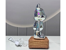 Нічник 3D Ведмежатко Bearbrick LED RGB multicolor - 12