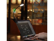 Светодиодная лампа-зажим Baseus DGRAD-0G Mini Clip темно-серая - 9