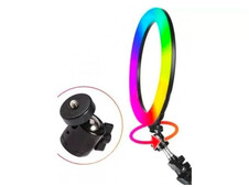 Светодиодная стойка USB RGB MJ30 30см без штатива черная - 2