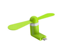Портативний вентилятор Mobile Lightning green - 1