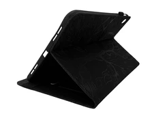 Book Leather embossed tree of Life iPad 10.9" (2022-24)/11" (A16) 2025 black - 3