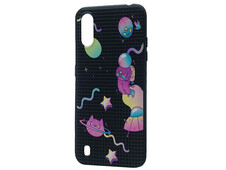 WAVE Fancy Samsung A01 purple space/black - 1