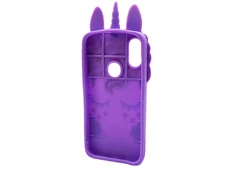 3D Sleep Unicorn Samsung A40 Purple - 3