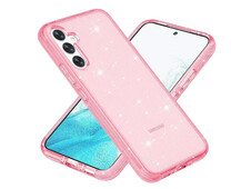 Накладка Shiny dust clear Samsung A25 pink - 3