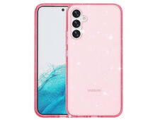 Накладка Shiny dust clear Samsung A25 pink - 4