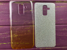 Золотий Дощ Slim Samsung A6+/J8 Gold - 2