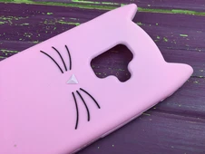 3D CAT'S Samsung A6 (18) Pink - 2