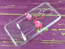 Силікон Samsung A6(18) two flamingos - 4