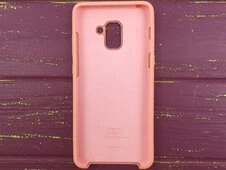 Копия оригинального Samsung A8+ (18) розовый - 4