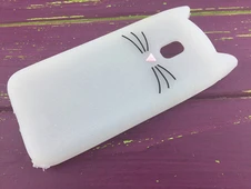 3D КОТ Samsung J330 Белый - 4