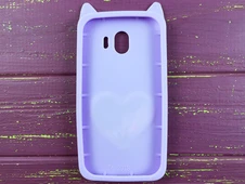 3D КОШКА Любов Samsung J4(18) Фиолетовый - 2
