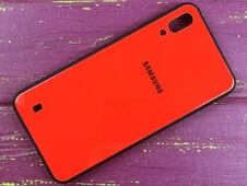 TPU+Glass Samsung M10 Красный - 3