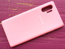 Копия оригинала низ Samsung Note 10+ светло-розовый - 3