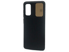 Силікон Hide Camera Samsung S20 Black/Gold - 1