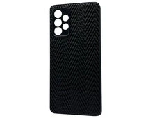 Накладка Leather Weaving Samsung A52/A52s black - 1